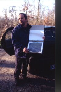 Klaus Lechner bei der vogelkundlichen Wanderung